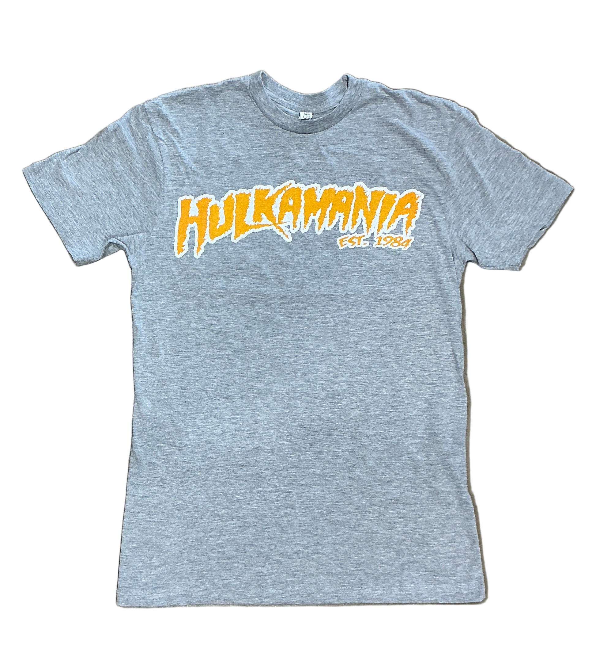 Hulk Hogan Hulkamania Mens T Shirt Grey