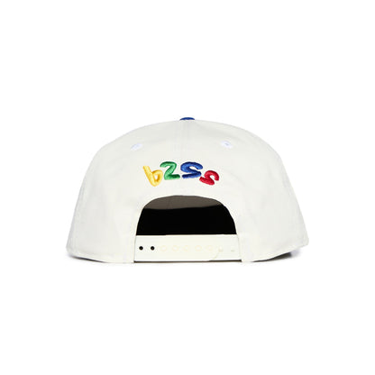 Golden State Warriors NBA B2SS x New Era Snapback Hat White Blue