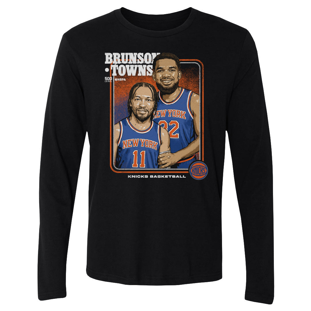 Jalen Brunson & Karl-Anthony Towns New York Knicks Step Brothers WHT