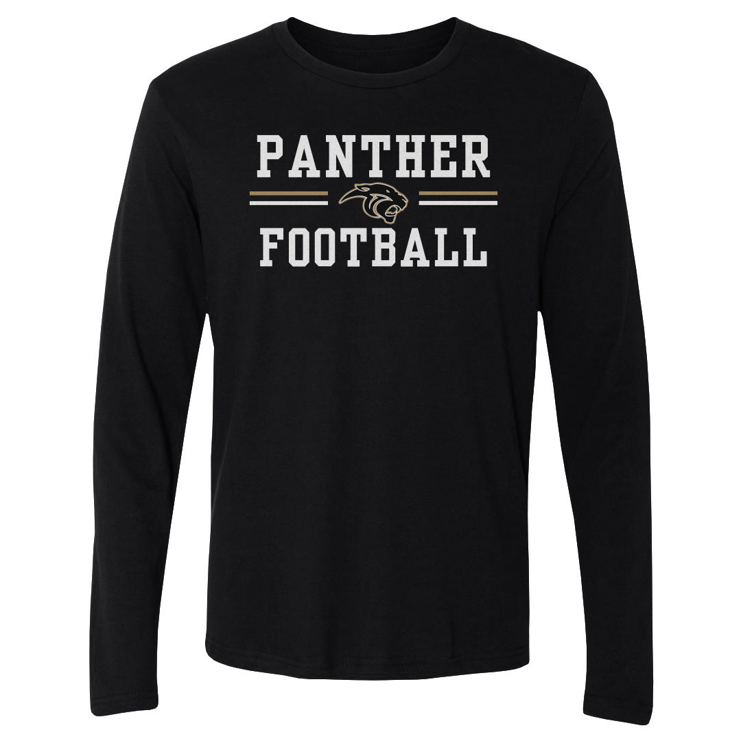 Plano East Crown Trio Panther Football Bar Lines WHT