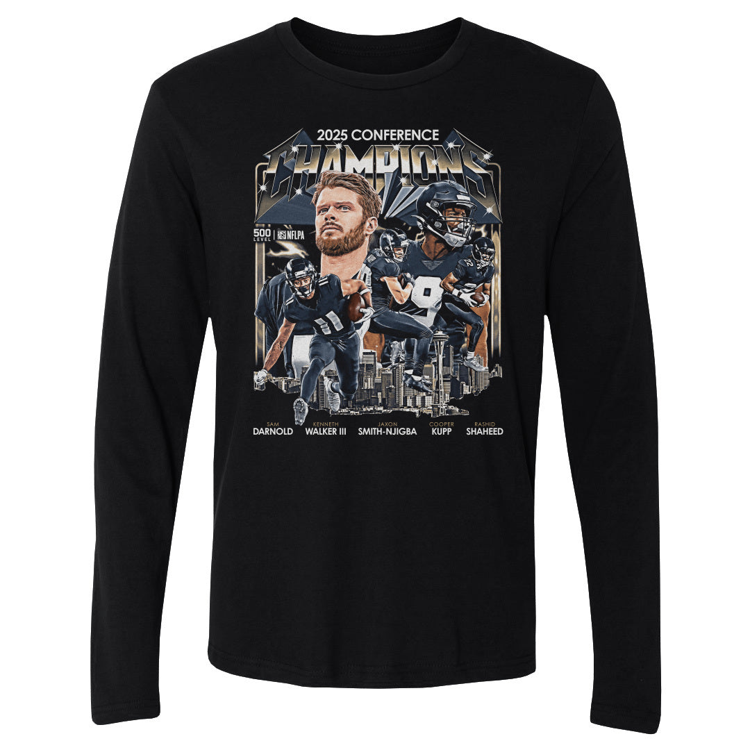 Seattle Football 2025 Conference Champions Vintage WHT