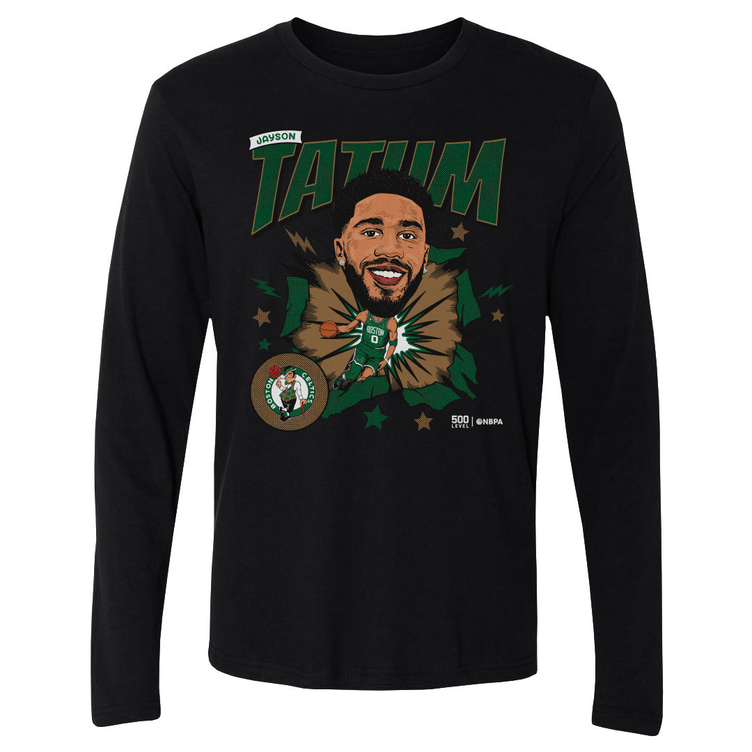 Jayson Tatum Boston Celtics Caricature WHT