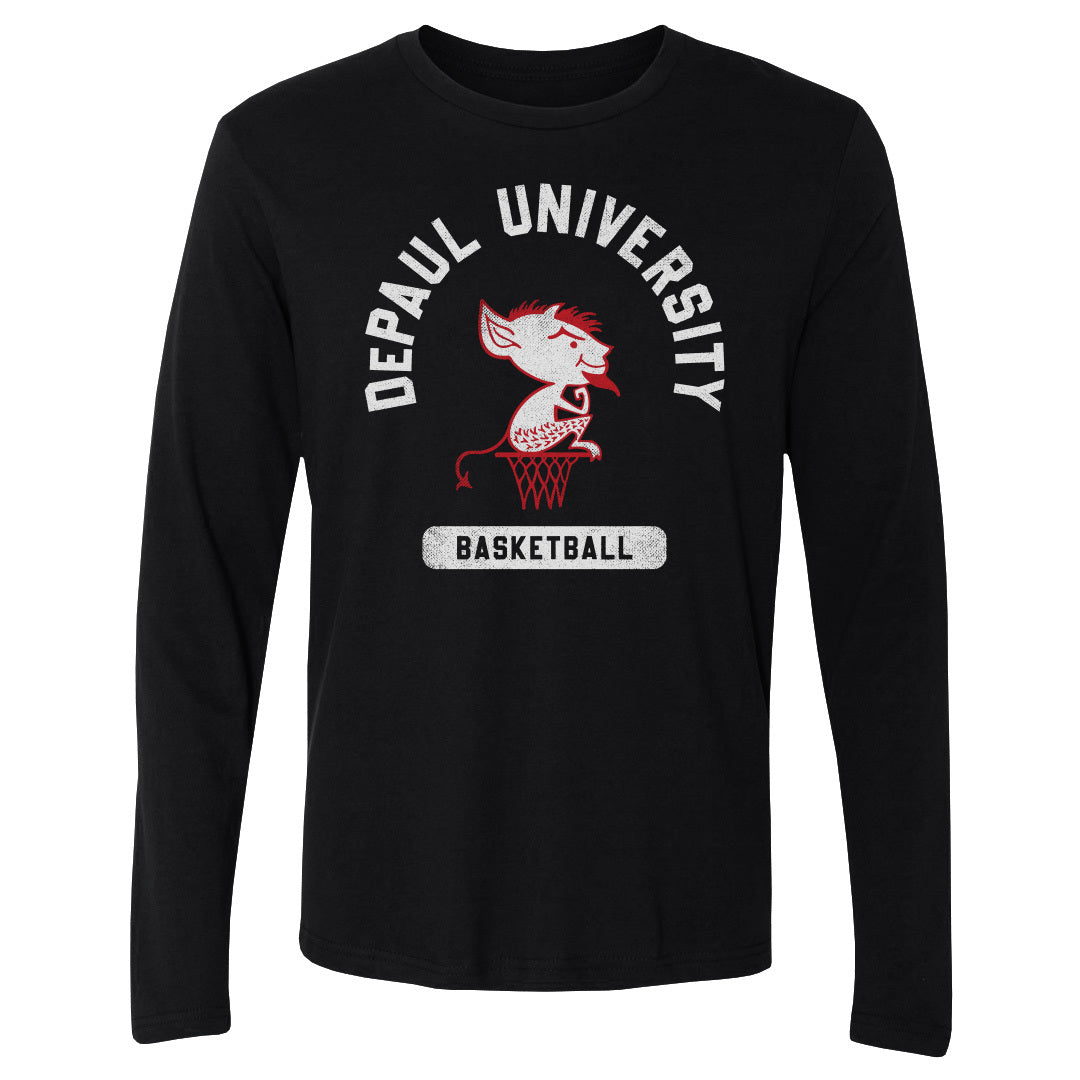 DePaul Blue Demons Mascot Basketball WHT