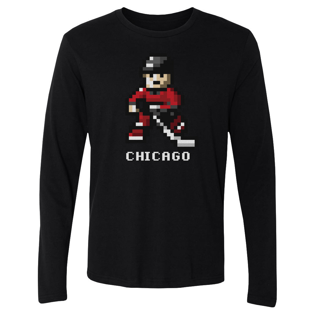 Chicago Hockey 8-bit WHT