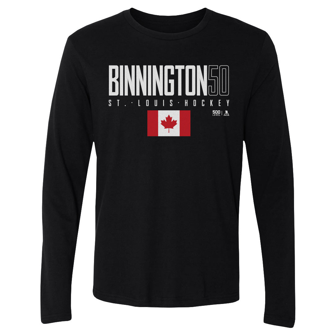 Jordan Binnington St. Louis Canada Elite WHT