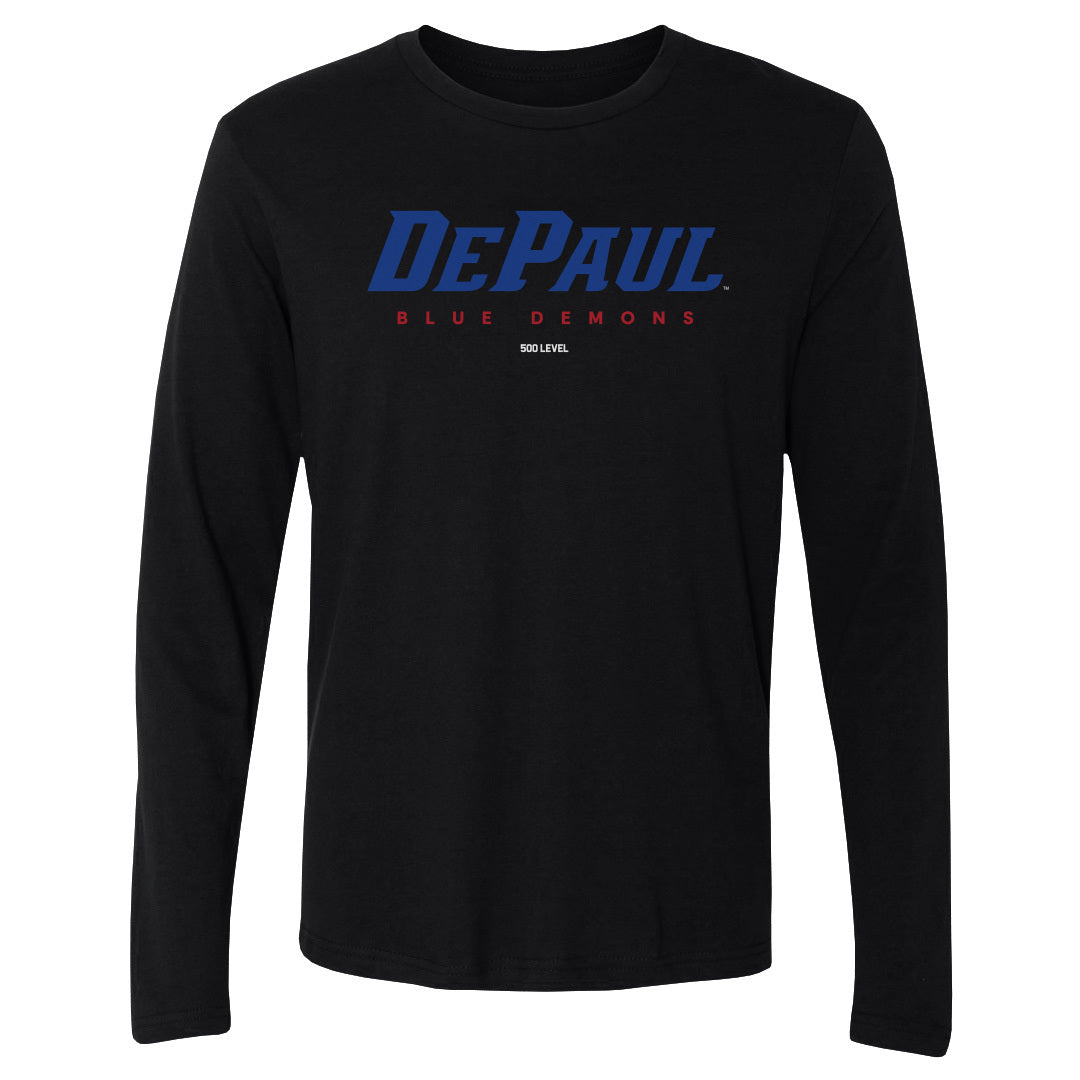 DePaul Blue Demons Wordmark Blue Demons WHT