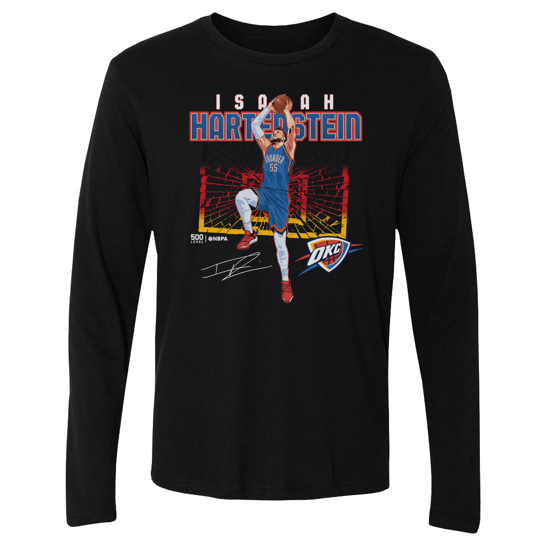 Isaiah Hartenstein Oklahoma City Thunder Shattered Flag WHT
