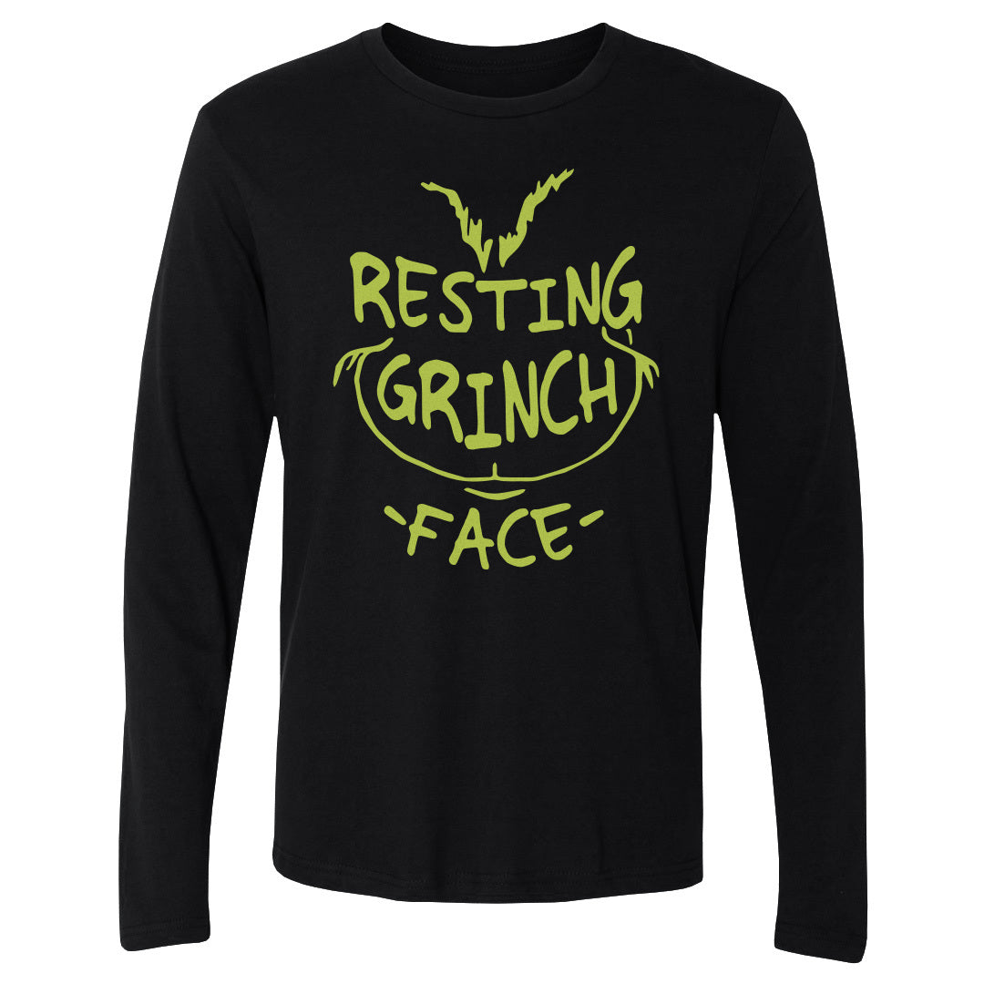 Christmas Resting Grinch Face WHT