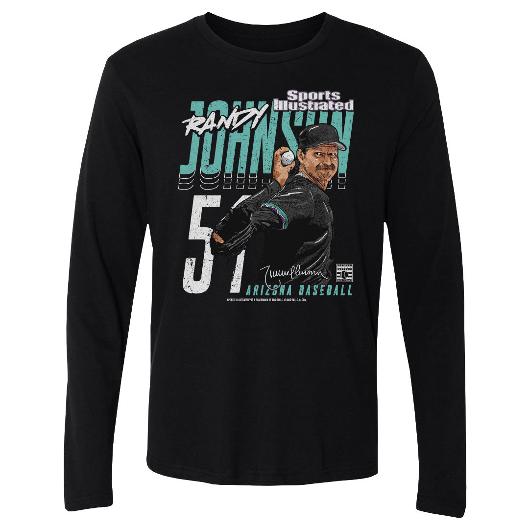 Randy Johnson Sports Illustrated & Arizona Player Name WHT