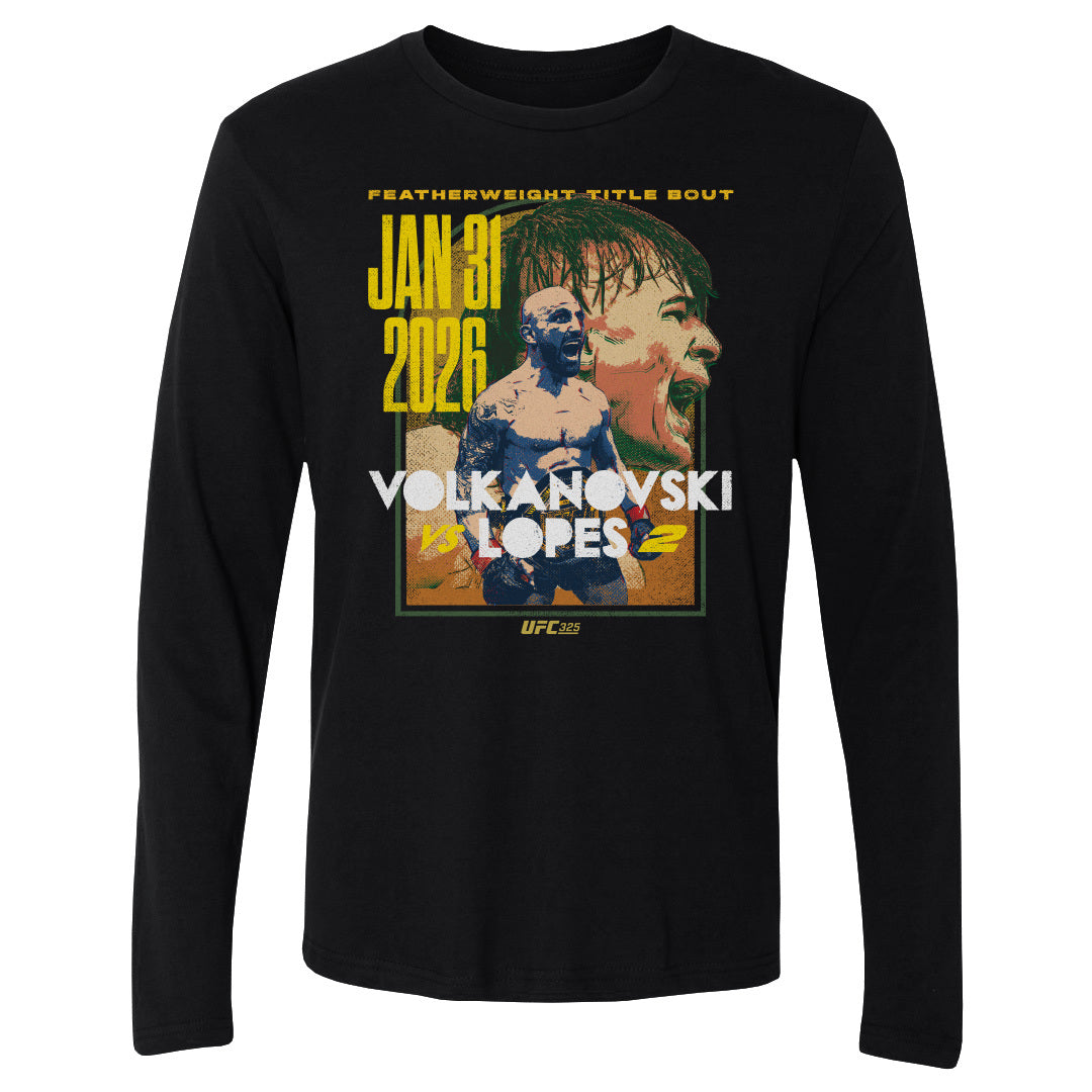 UFC 325 Volkanovski Vs. Lopes 2 Match Up WHT