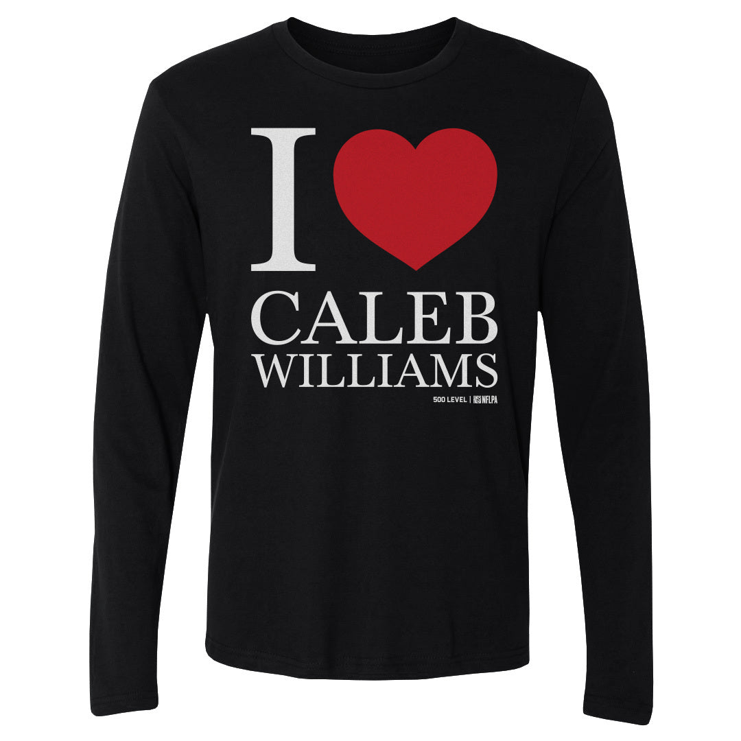 Caleb Williams Chicago I Love WHT