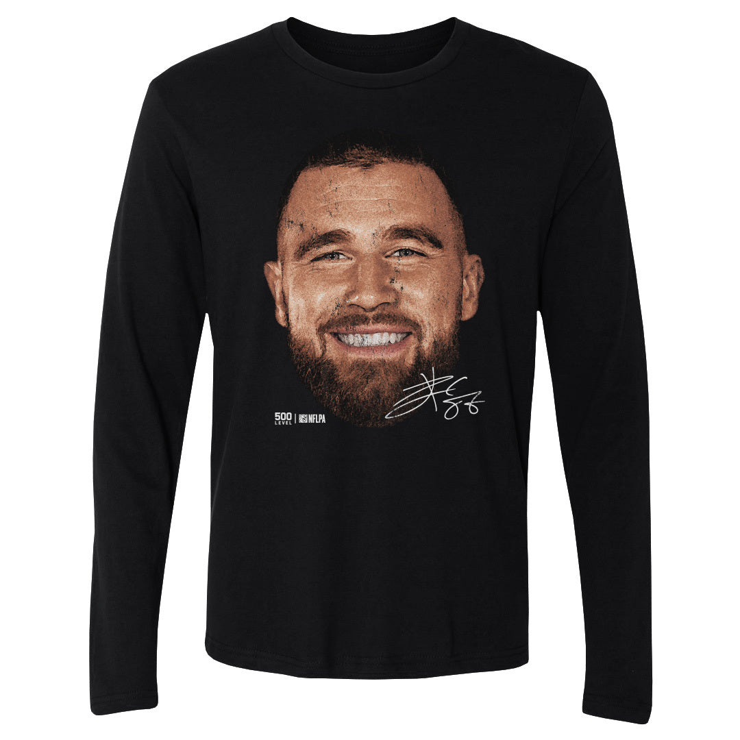 Travis Kelce Kansas City Vintage Head WHT