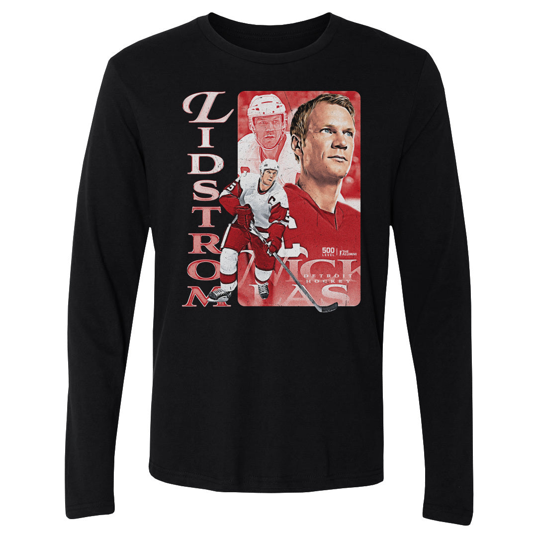 Nicklas Lidstrom Detroit Vintage WHT
