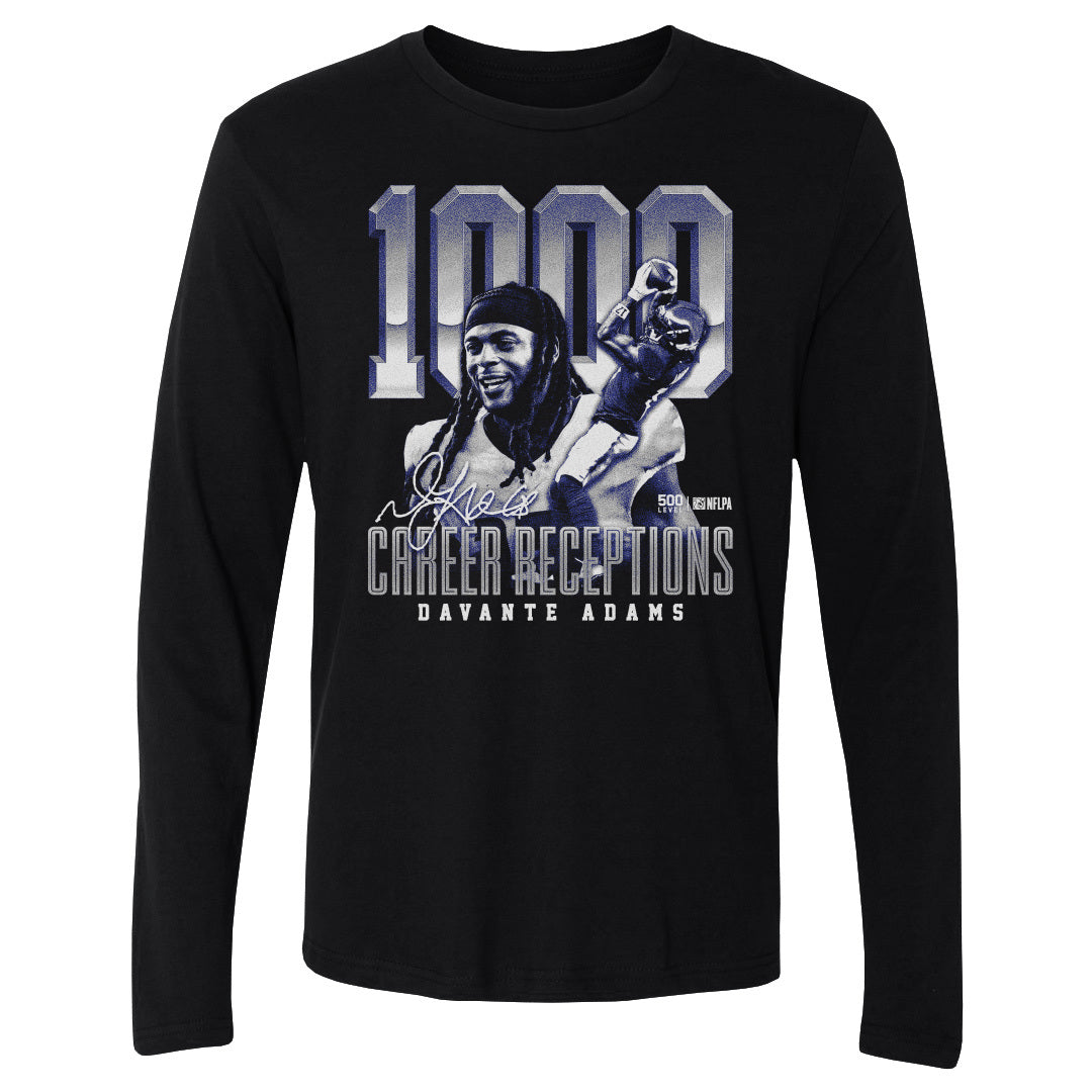 Davante Adams Los Angeles R 1000 Career Receptions WHT