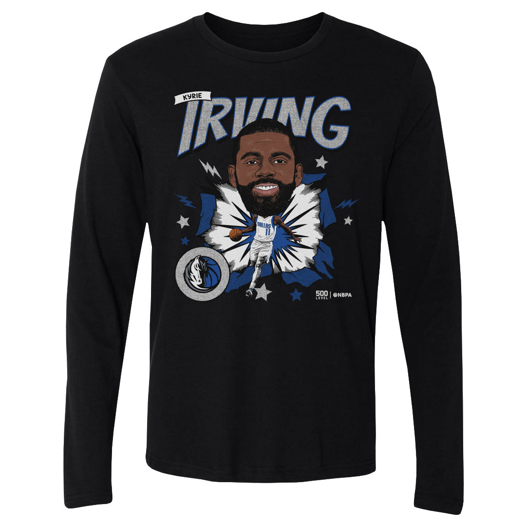 Kyrie Irving Dallas Mavericks Caricature WHT