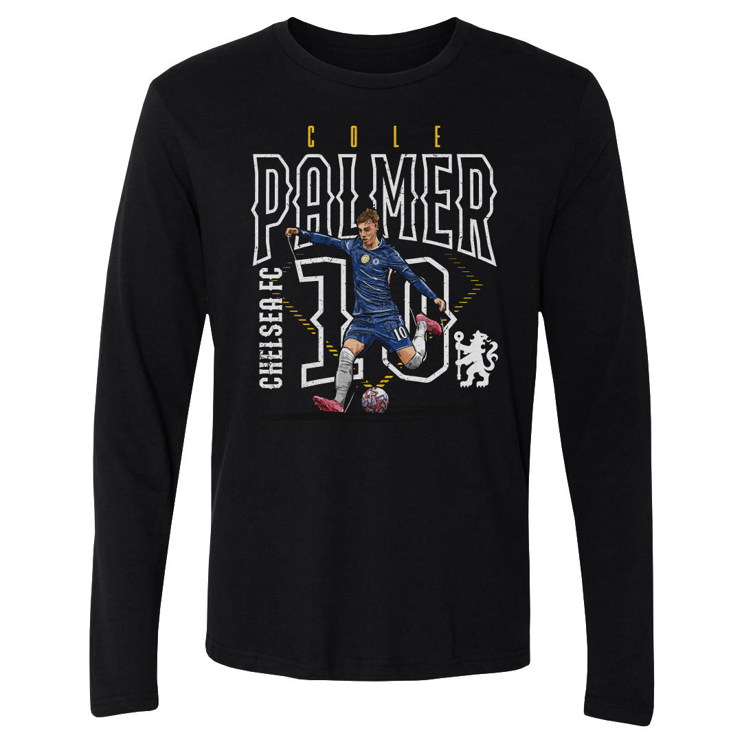 Cole Palmer Chelsea FC Outline Number WHT