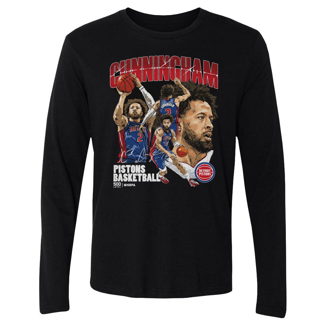 Cade Cunningham Detroit Pistons Collage WHT