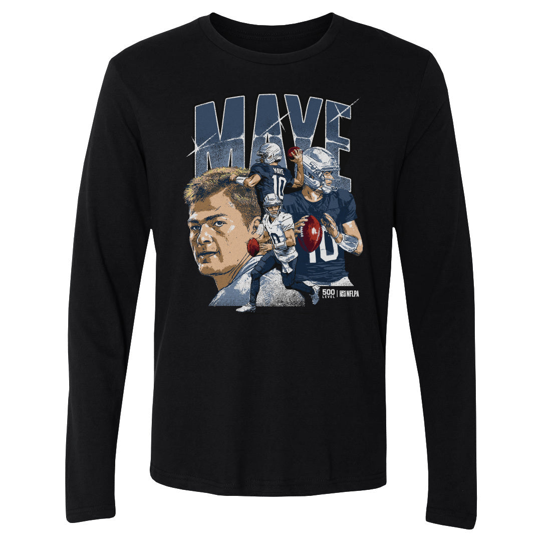 Drake Maye New England Collage WHT