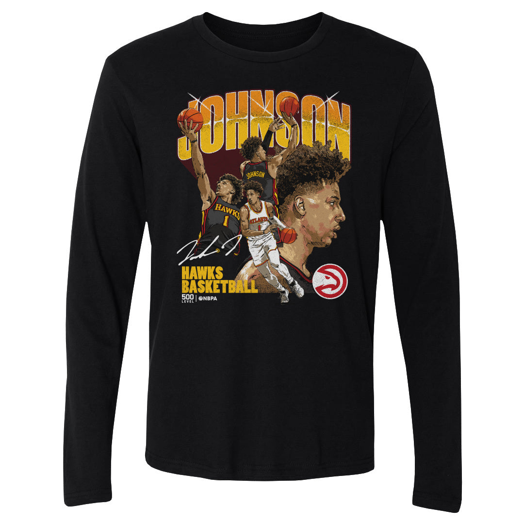 Jalen Johnson Atlanta Hawks Collage WHT
