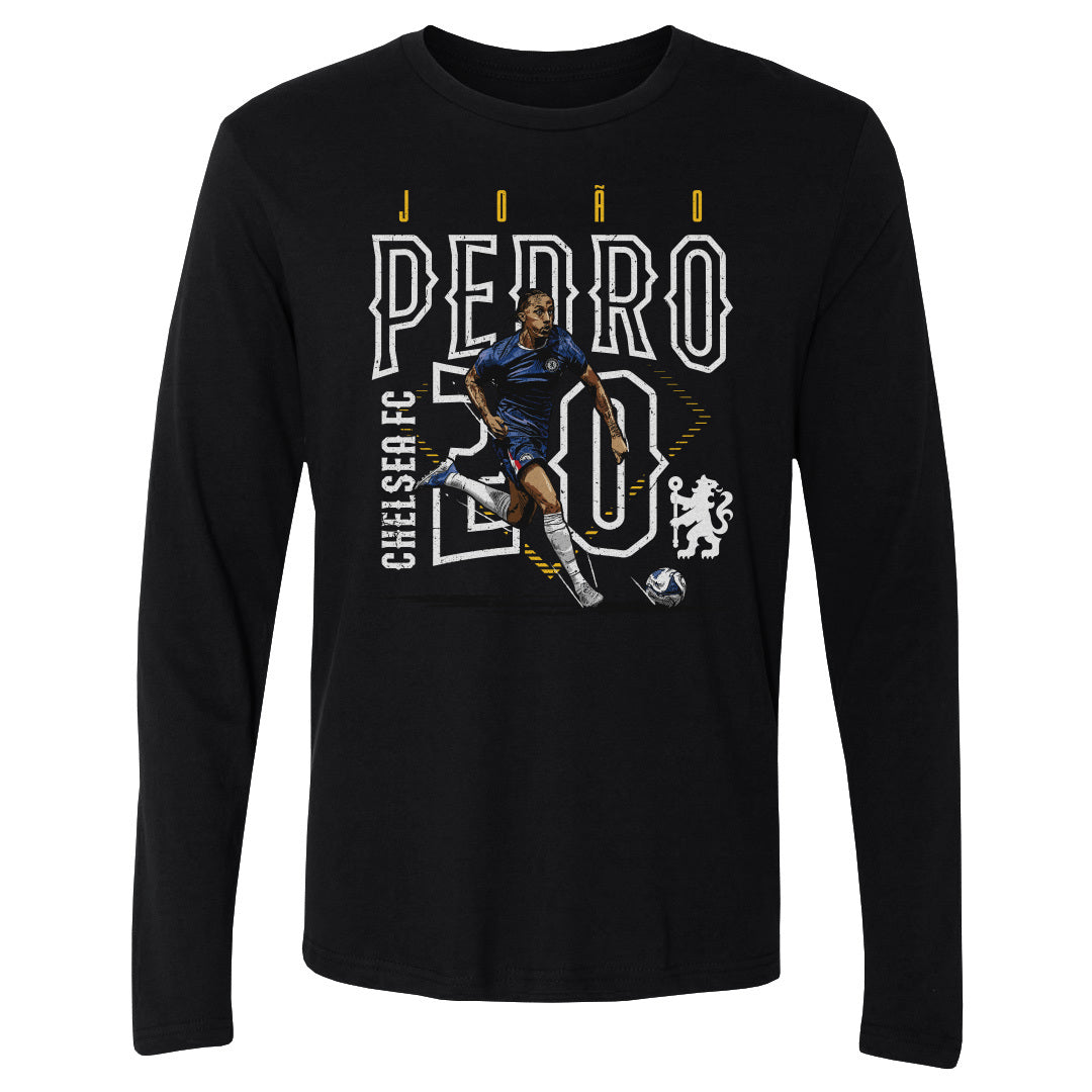 Joao Pedro Chelsea FC Outline Number WHT