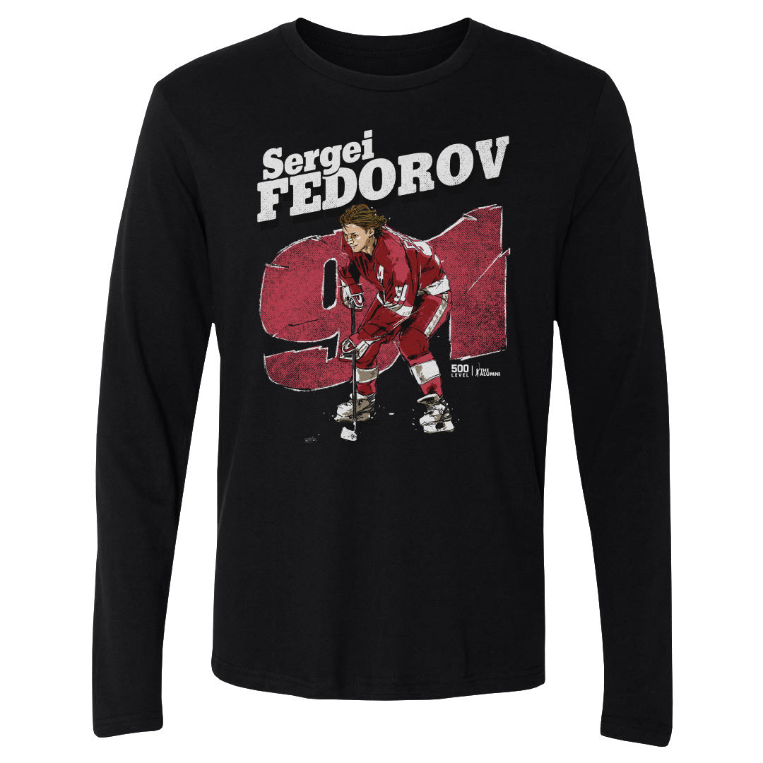 Sergei Fedorov Detroit Retro WHT
