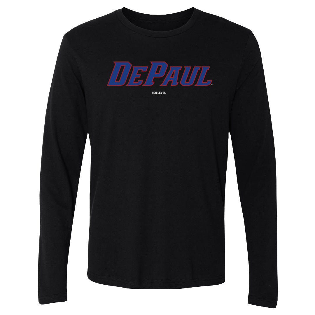 DePaul Blue Demons Wordmark WHT