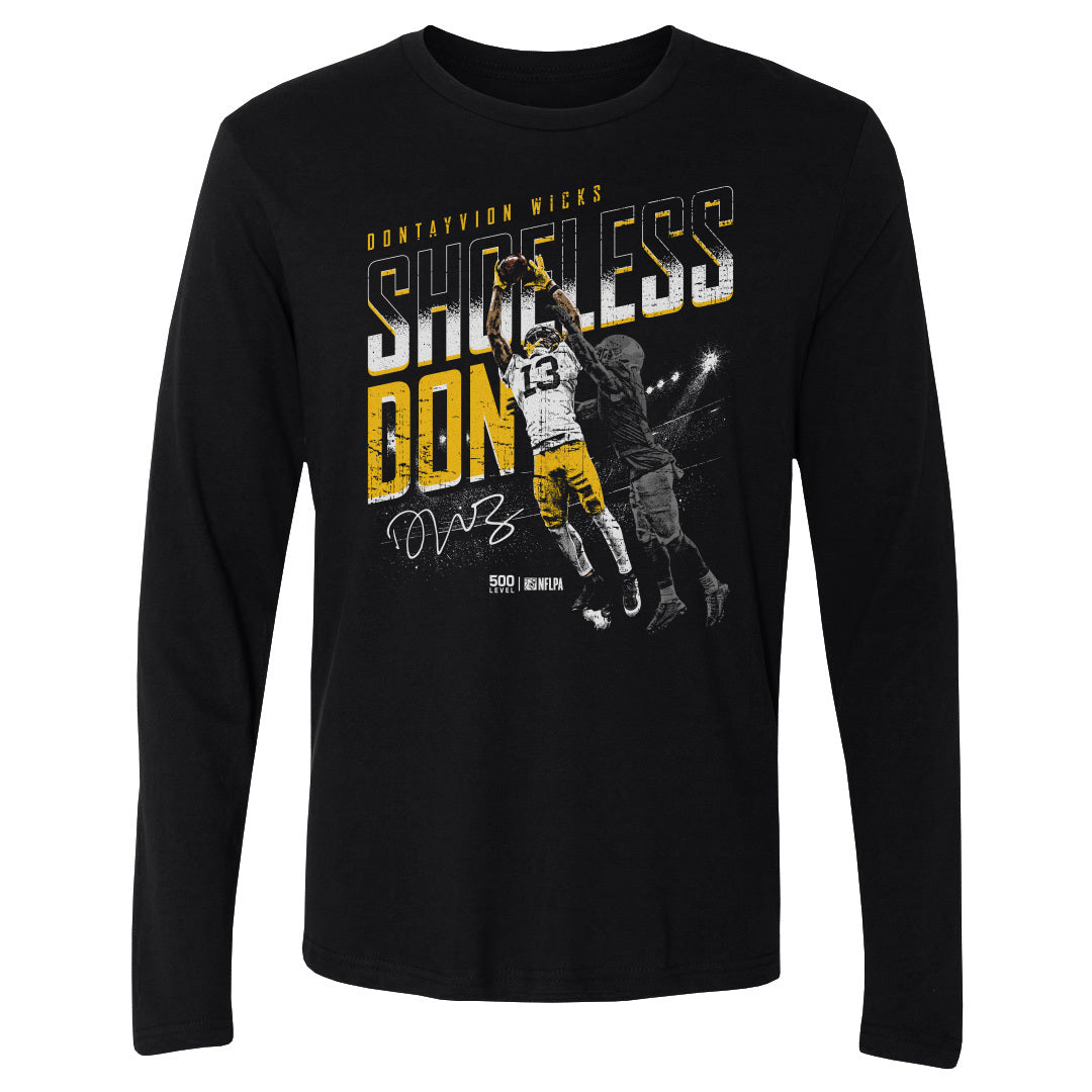 Dontayvion Wicks Green Bay Shoeless Catch WHT