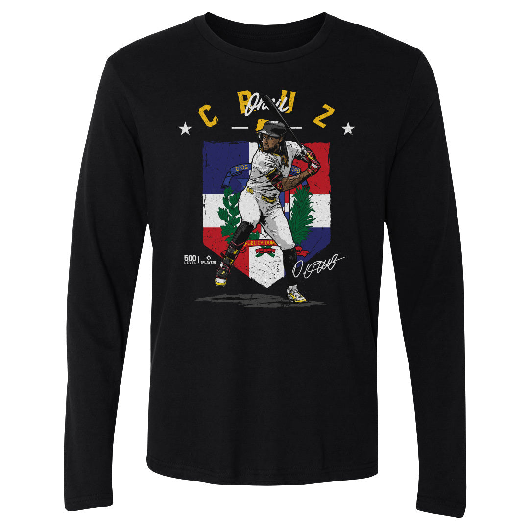 Oneil Cruz Pittsburgh Country Flag WHT