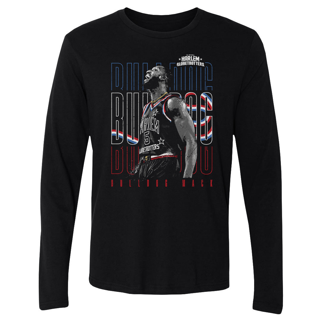 Bulldog Mack Harlem Globetrotters Outline Repeat WHT