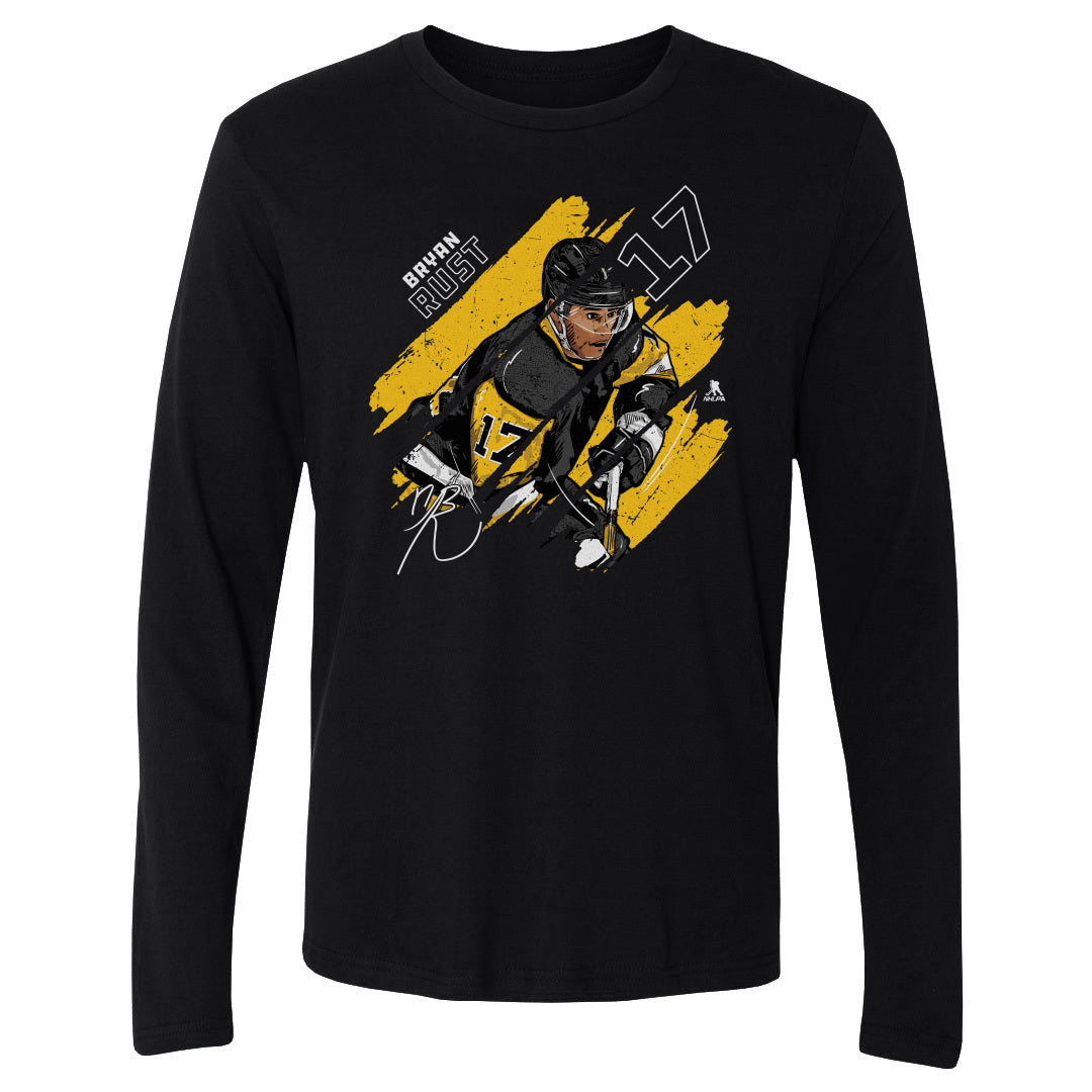Bryan Rust Pittsburgh Stripes WHT
