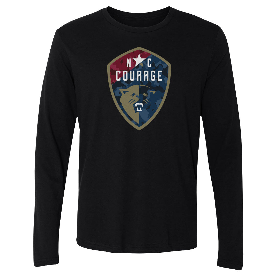 North Carolina Courage Camo Logo WHT