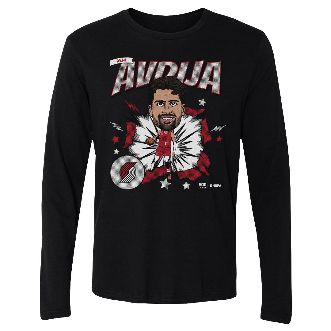 Deni Avdija Portland Trail Blazers Caricature WHT