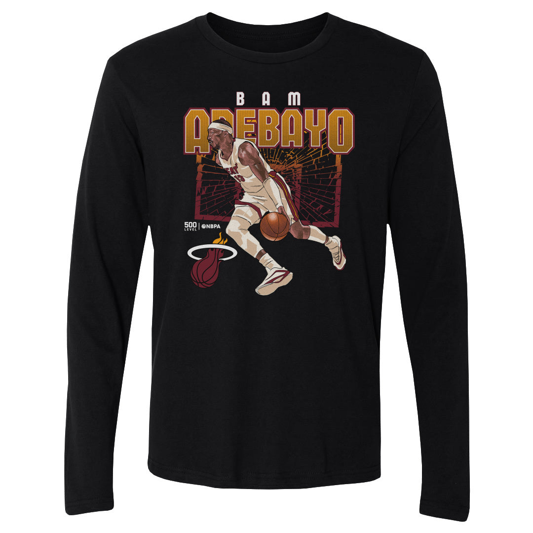 Bam Adebayo Miami Heat Shattered WHT