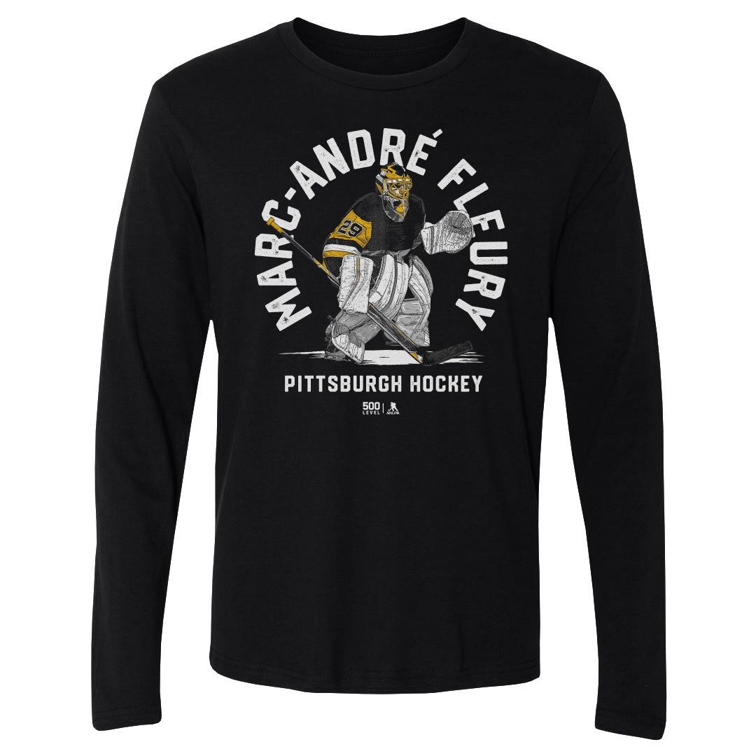 Marc-Andre Fleury Pittsburgh Emblem WHT
