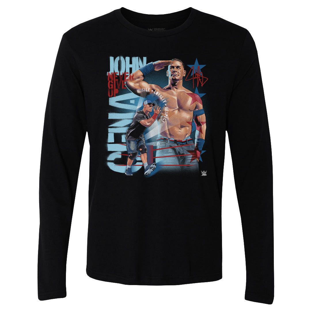John Cena Never Give Up Salute WHT