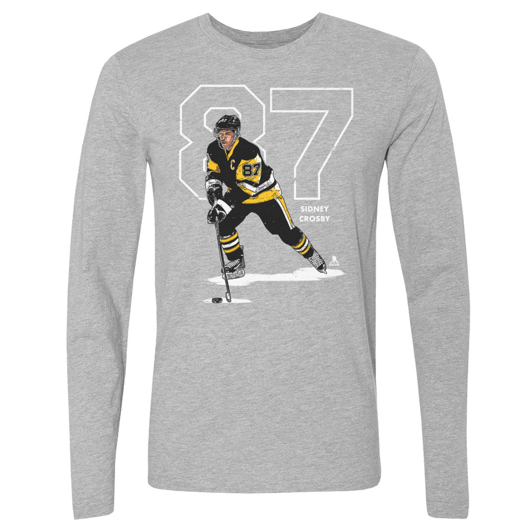 Sidney Crosby Outline W WHT