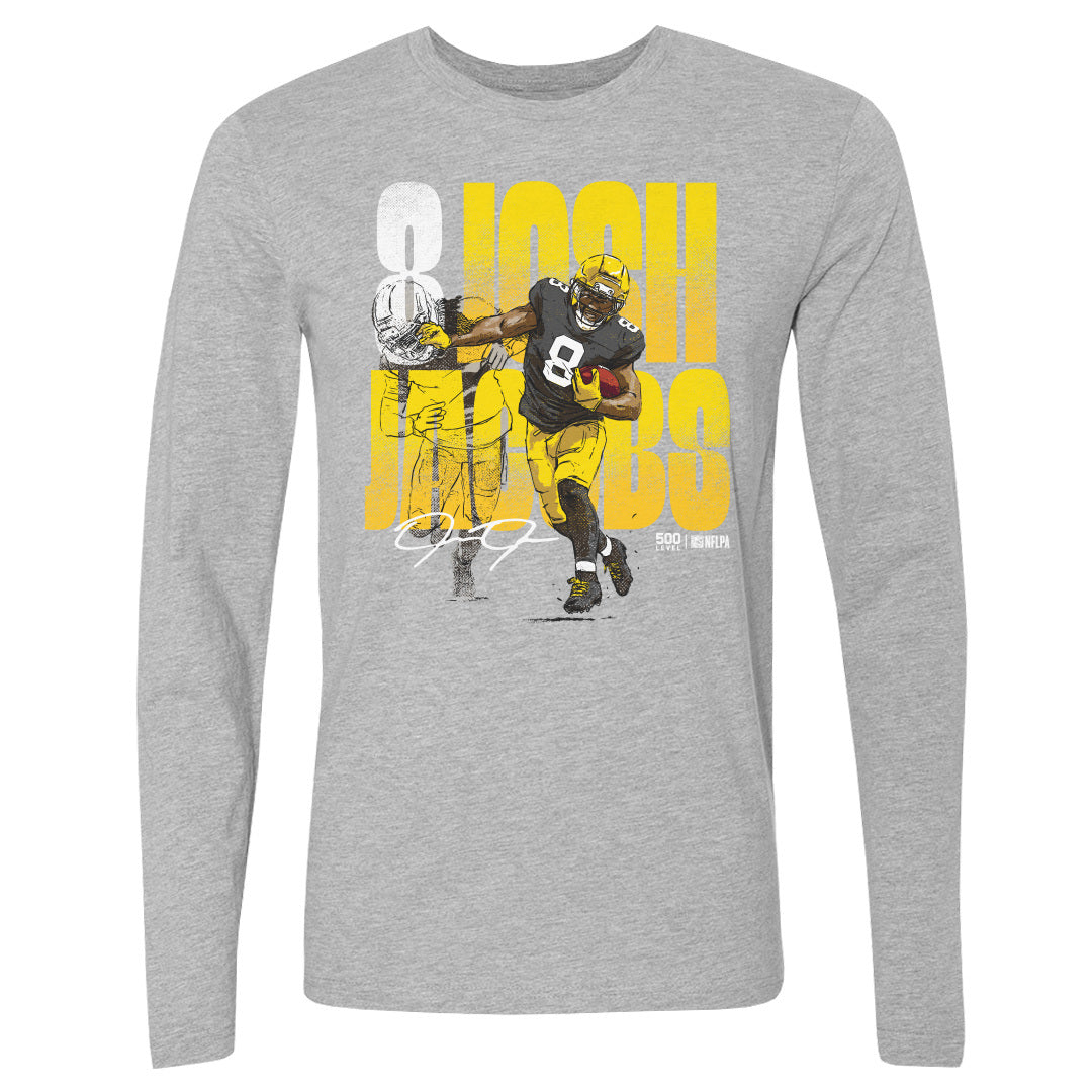 Josh Jacobs Green Bay Stiff Arm WHT