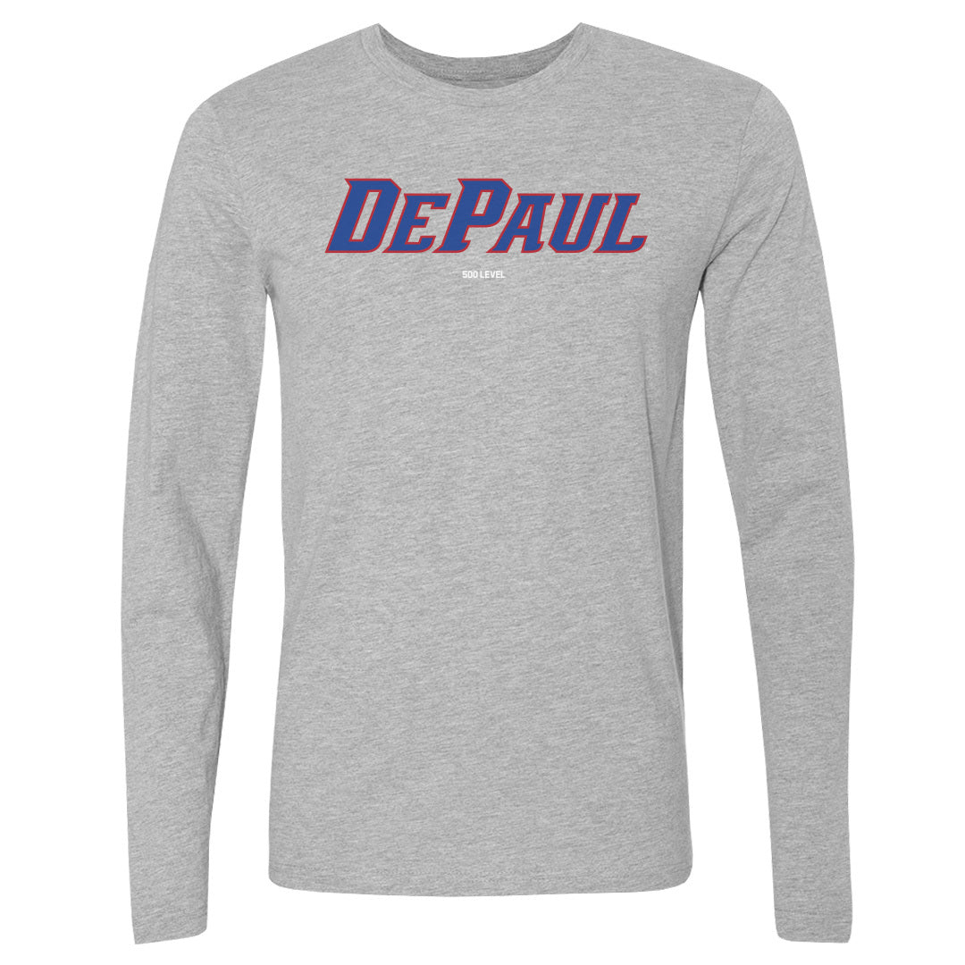 DePaul Blue Demons Wordmark WHT