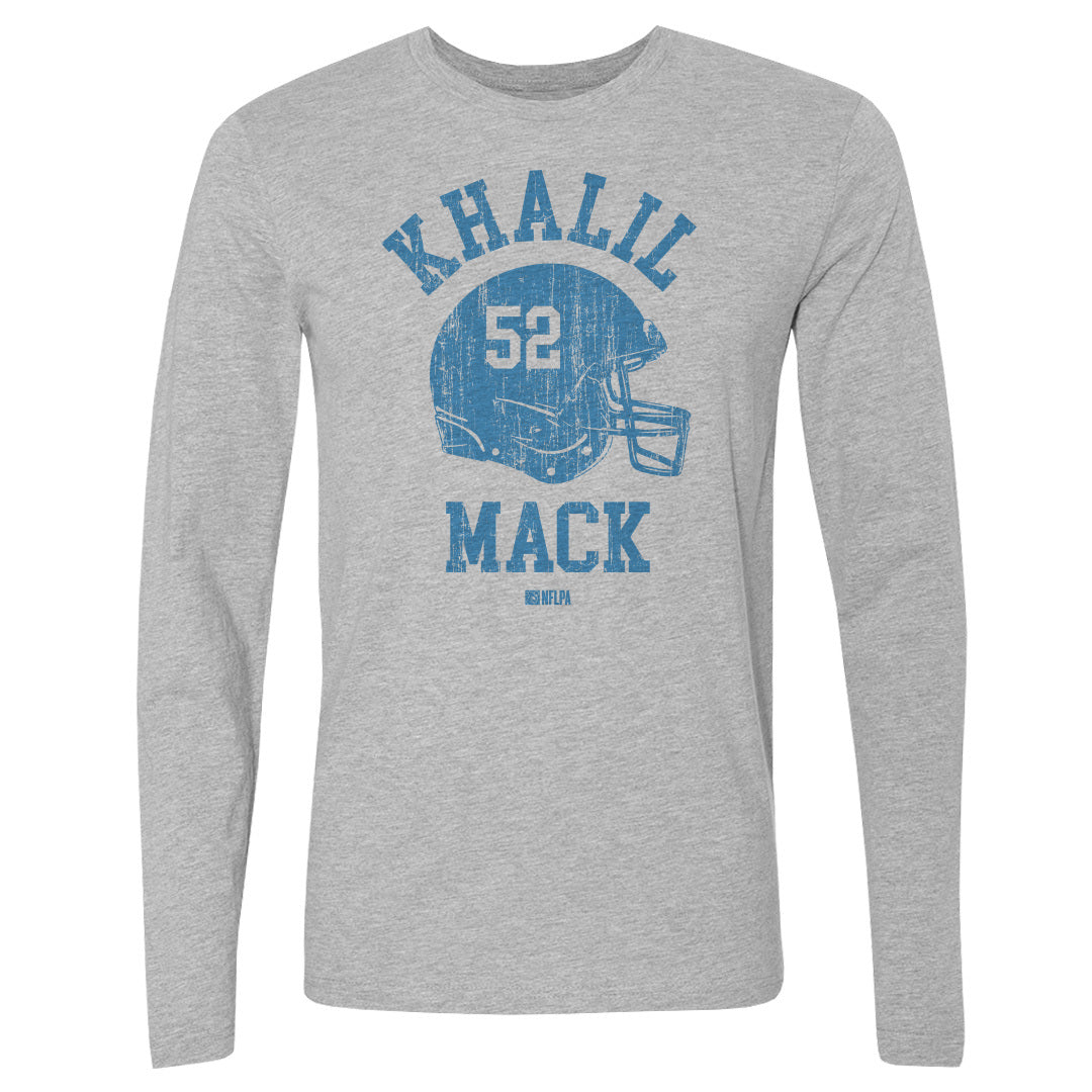 Khalil Mack Los Angeles C Helmet Font