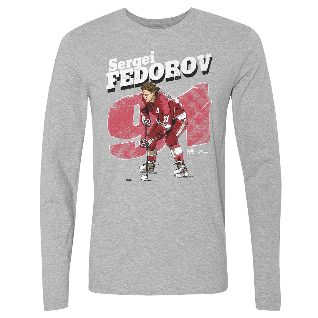 Sergei Fedorov Detroit Retro WHT