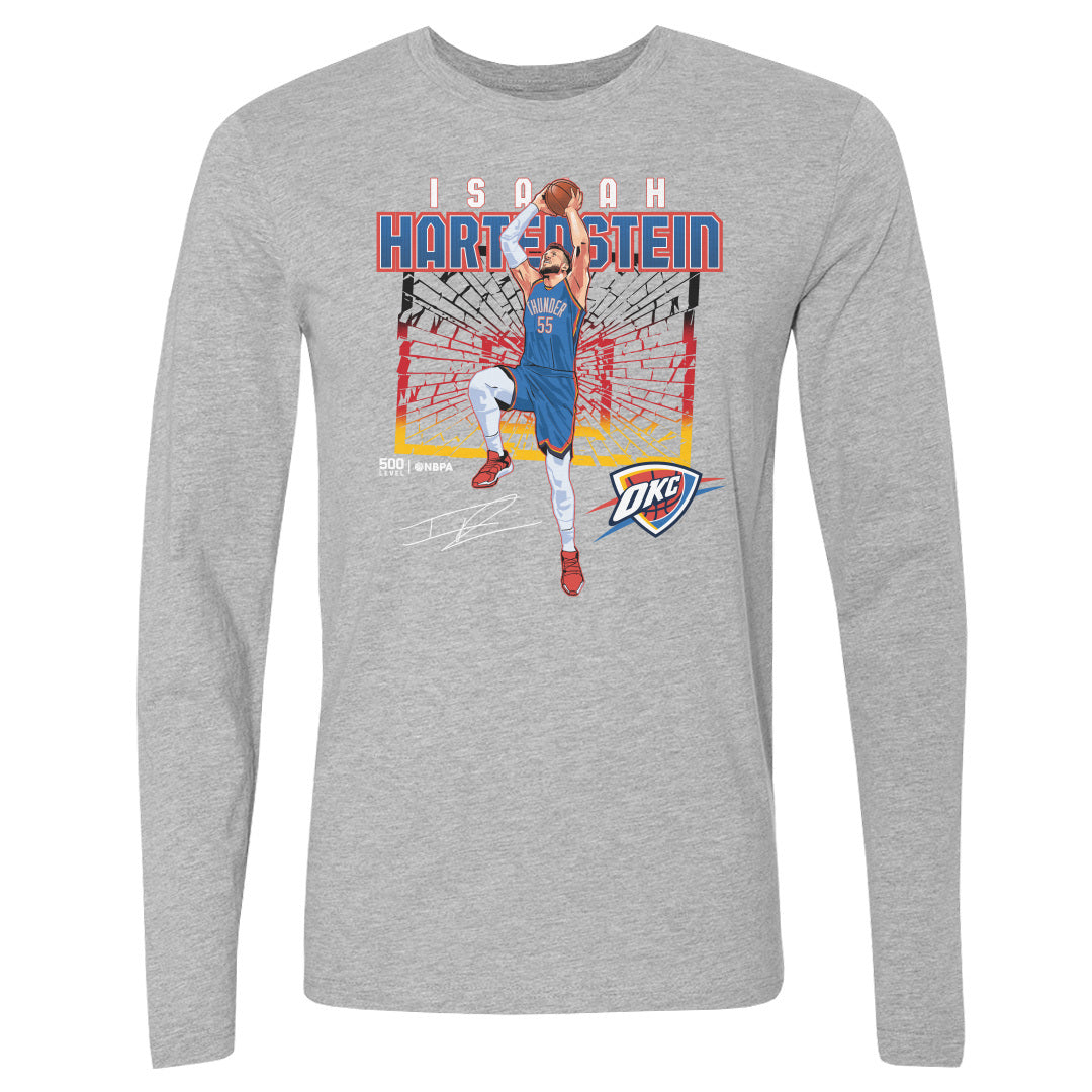Isaiah Hartenstein Oklahoma City Thunder Shattered Flag WHT