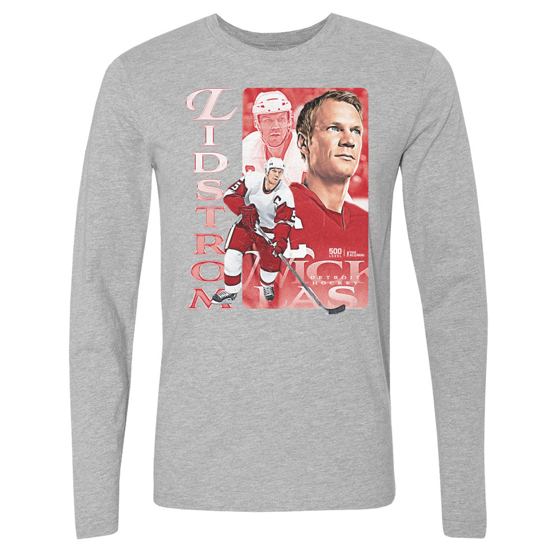 Nicklas Lidstrom Detroit Vintage WHT