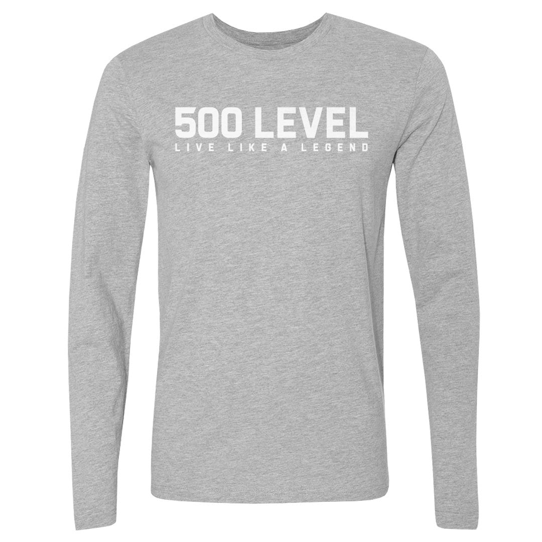 500 LEVEL Wordmark WHT