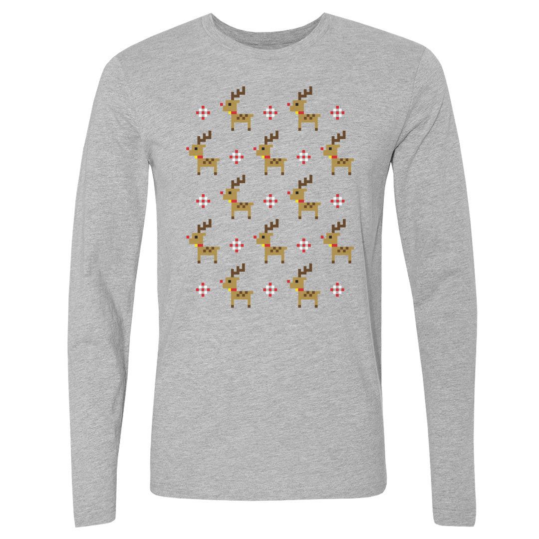 Christmas 8-bit Reindeer WHT
