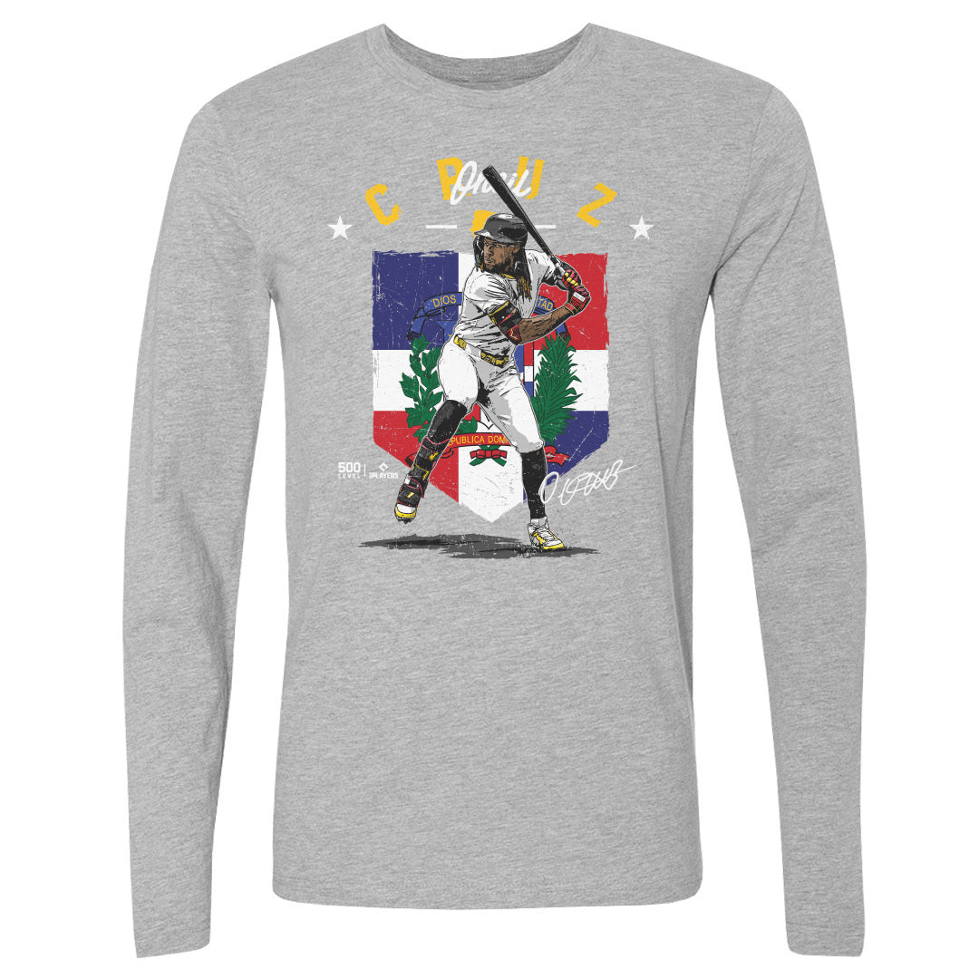 Oneil Cruz Pittsburgh Country Flag WHT