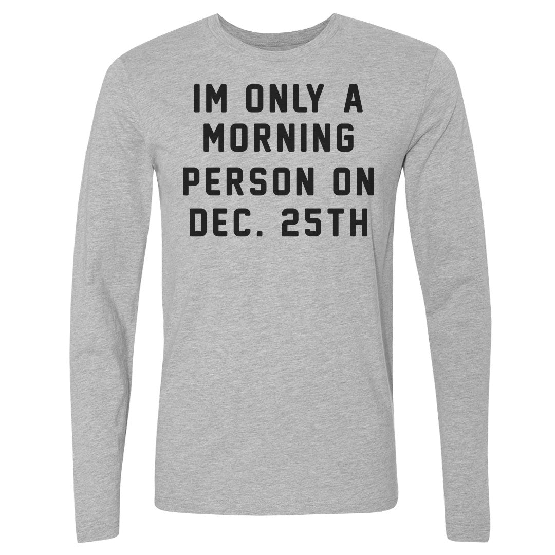 Christmas Morning Person On Christmas