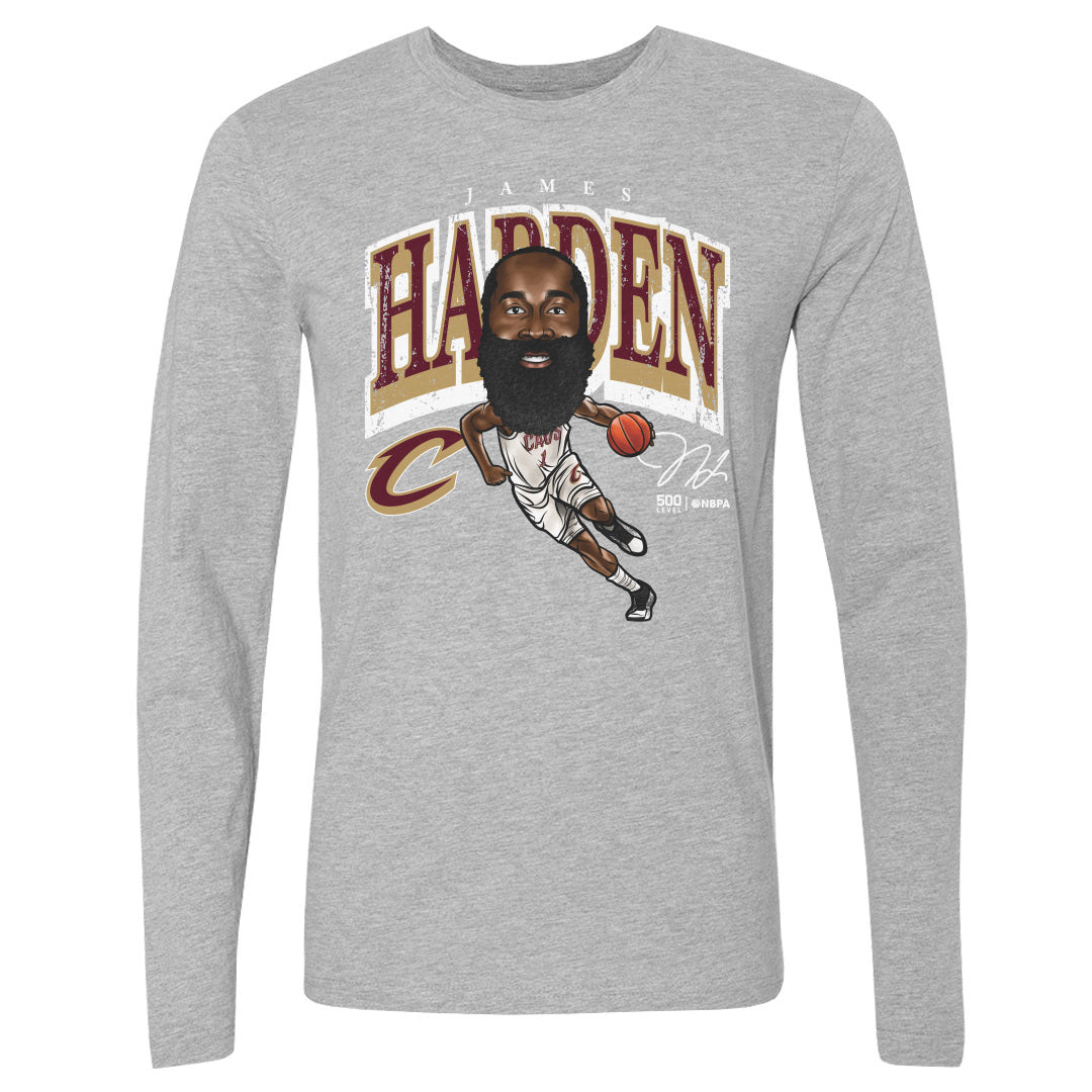James Harden Cleveland Cavaliers Cartoon WHT
