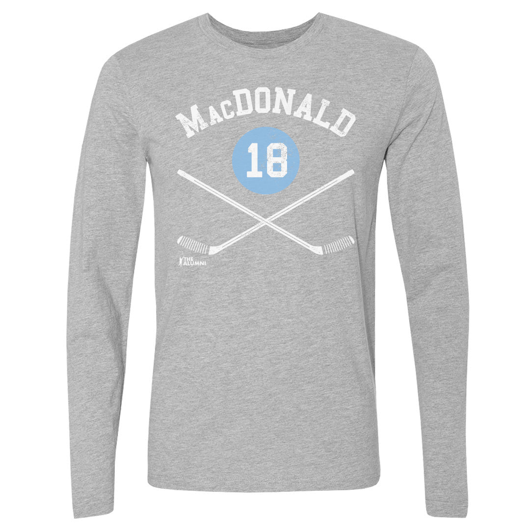 Lowell MacDonald Pittsburgh 18 Sticks WHT