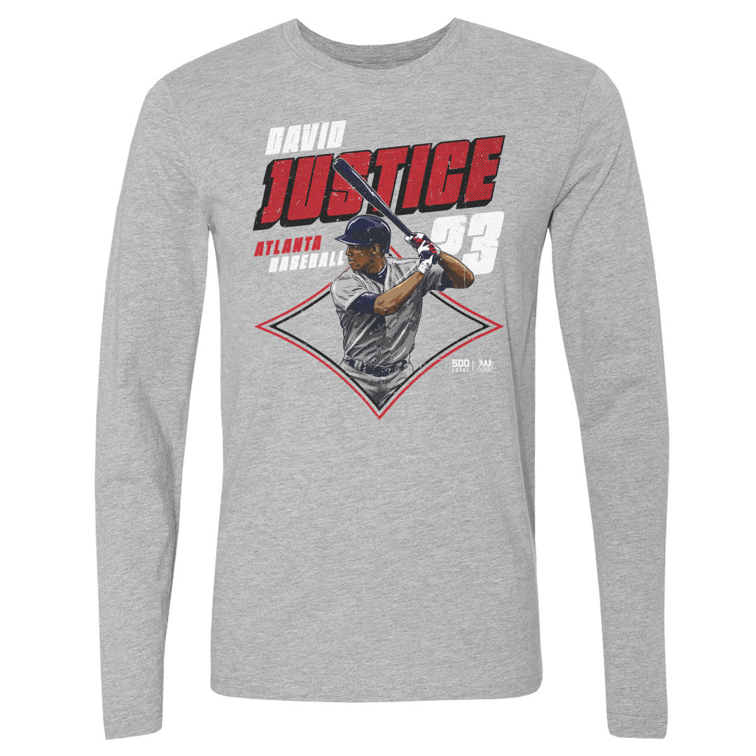 David Justice Atlanta Diamond WHT