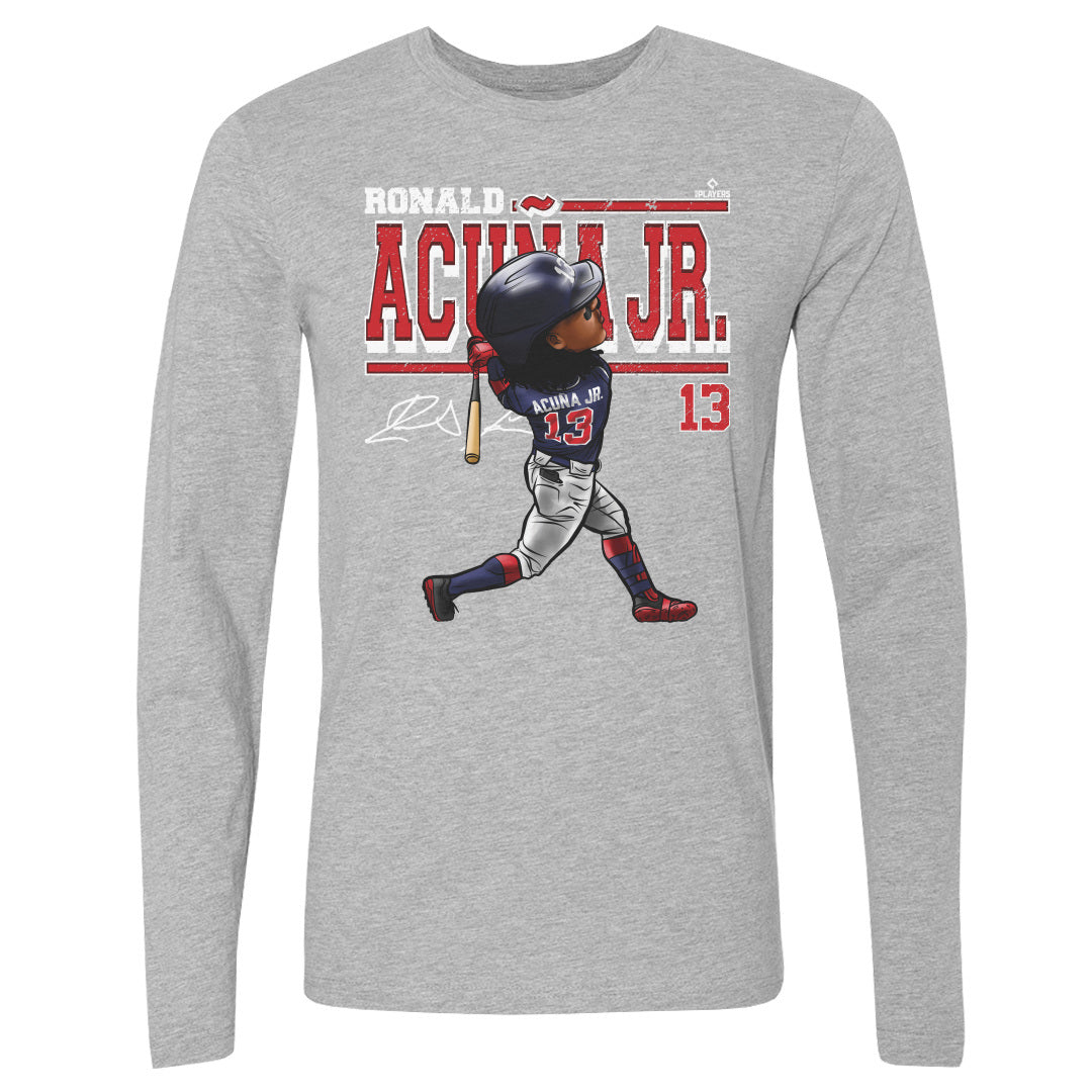 Ronald Acuna Jr. Cartoon WHT